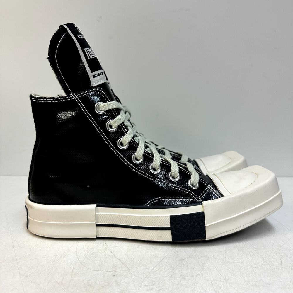 WORN ONCE Rick Owens DRKSHDW x Converse Turbodark Chuck 70 Hi Black 4 M / 6 W